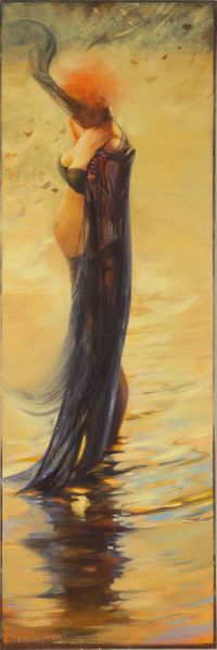 Nr. 215 , September, 120 x 40 cm, Ewa Kwasniewska, 2005