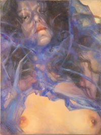 Nr. 226, Im blauen Schleier, 80 x 60 cm, Ewa Kwasniewska, 2005